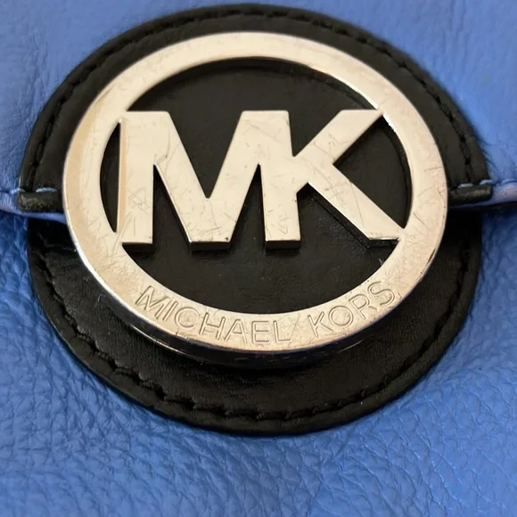 Michael Kors Black and Blue Crossbody Bag - Picture 3 of 14